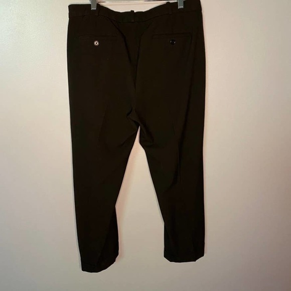 𝅺talbots Signature Pant  vBlack Cuffed Pants Size 12 - Picture 7 of 7